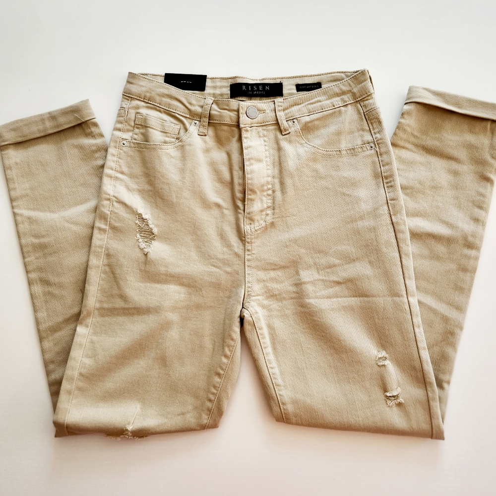 Risen Los Angeles | distressed skinny jeans | women's size 29 or 9 | NWT